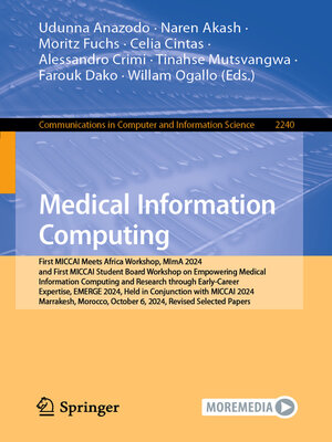cover image of Medical Information Computing